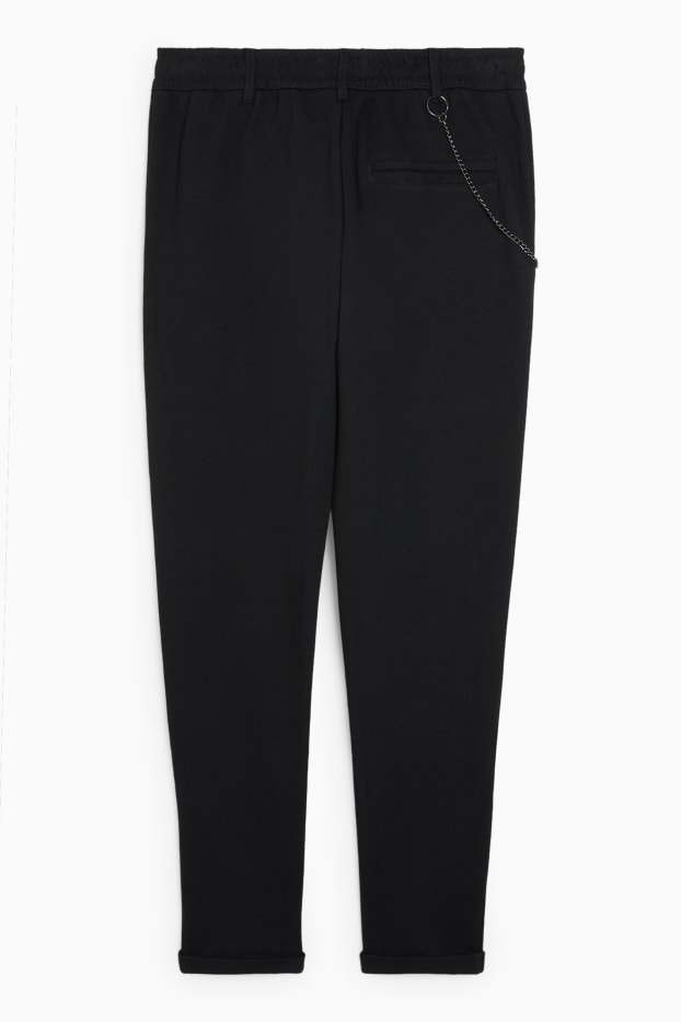 Herren - Hose - Regular Fit - schwarz