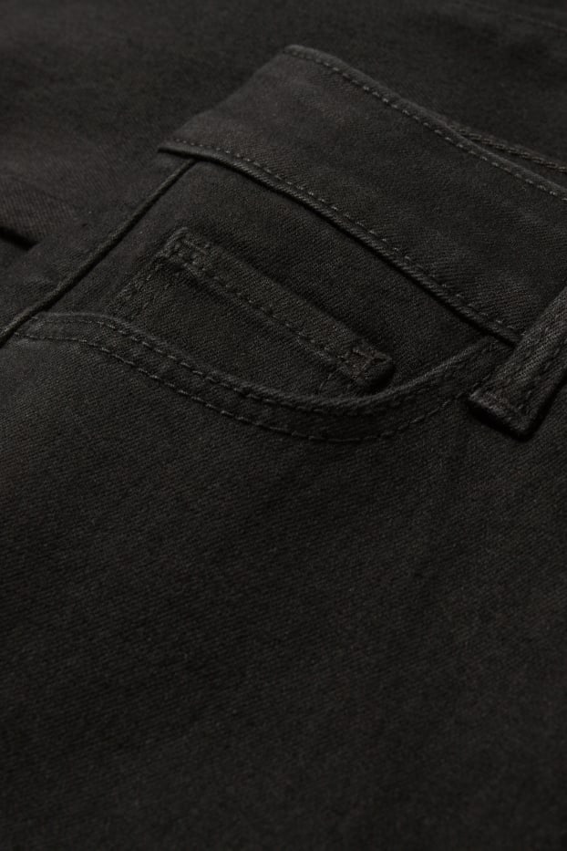 Femmes - Jegging jean - high waist - noir