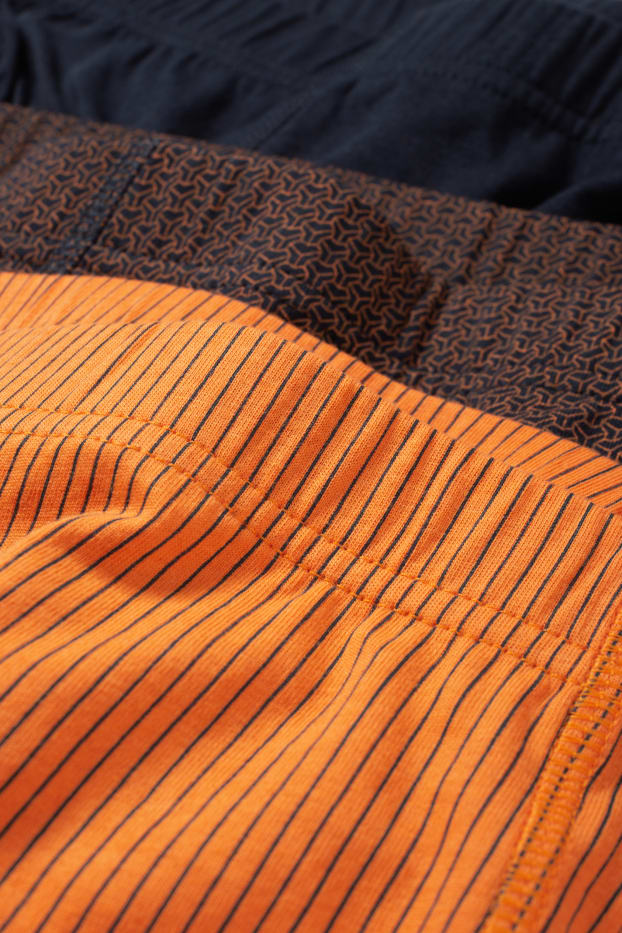 Men - Multipack of 3 - briefs - dark orange