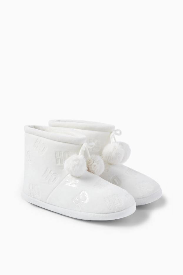 Dona - Sabatilles nadalenques - blanc