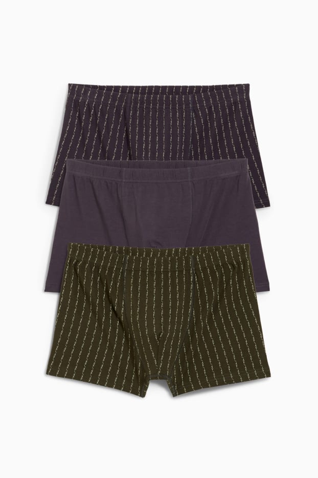 Herren - Multipack 3er - Trunks - dunkelgrau