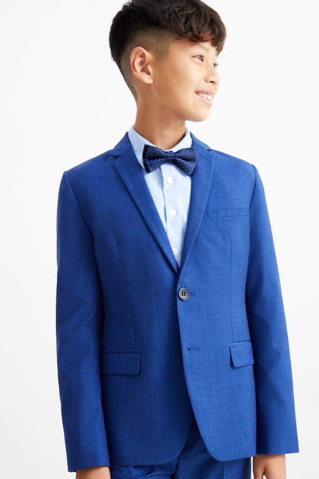 Kinderen: jongens - Vlinderstrikje - met stippen - donkerblauw