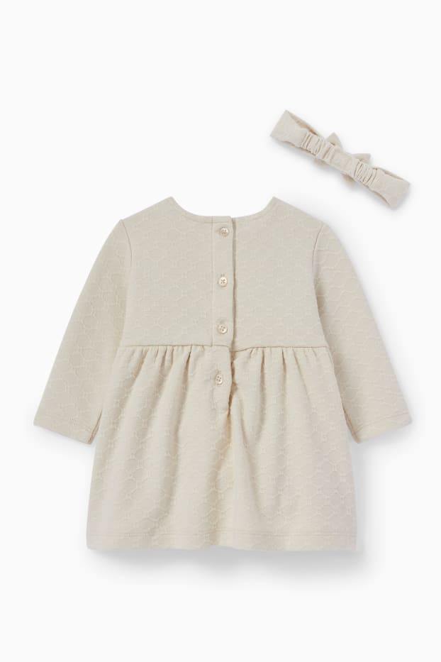 Bébés filles - Ensemble bébé - 2 pièces - beige
