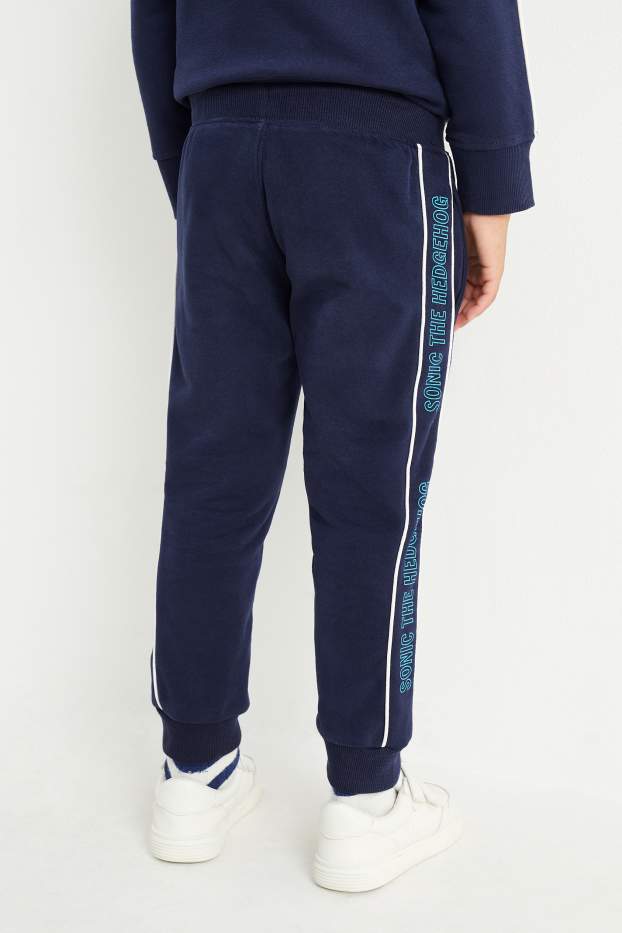 Kinderen: jongens - Sonic - joggingbroek - donkerblauw