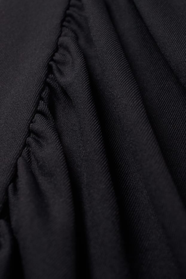 Women - One-shoulder dress - black