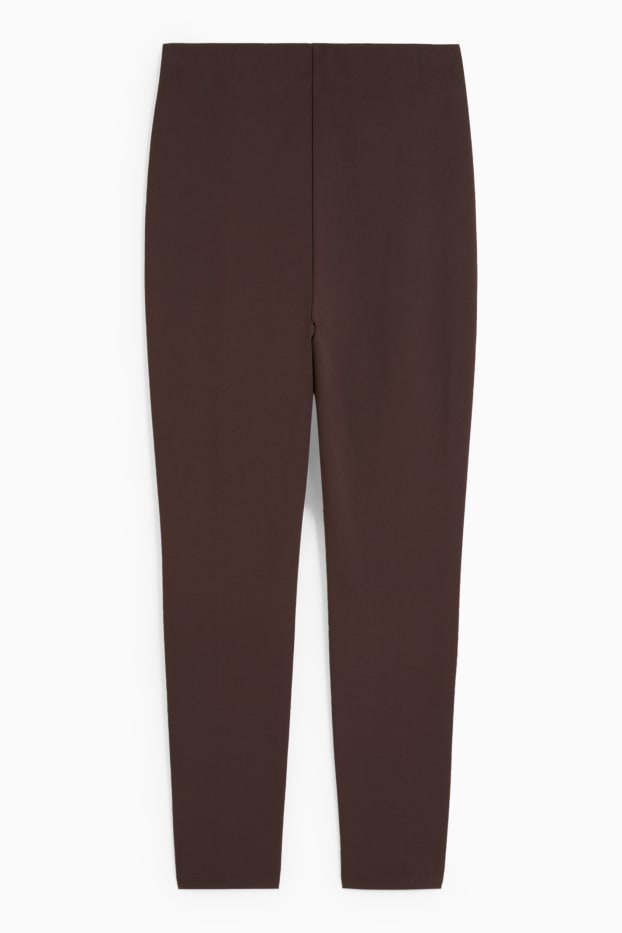 Femmes - Leggings - marron foncé