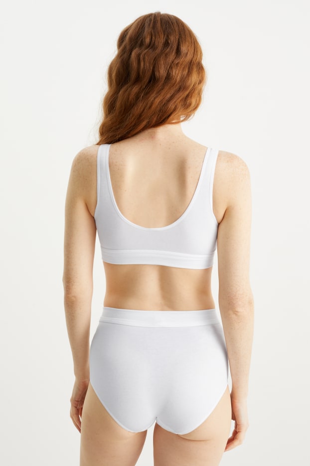 Damen - Hipster - LYCRA® - weiss