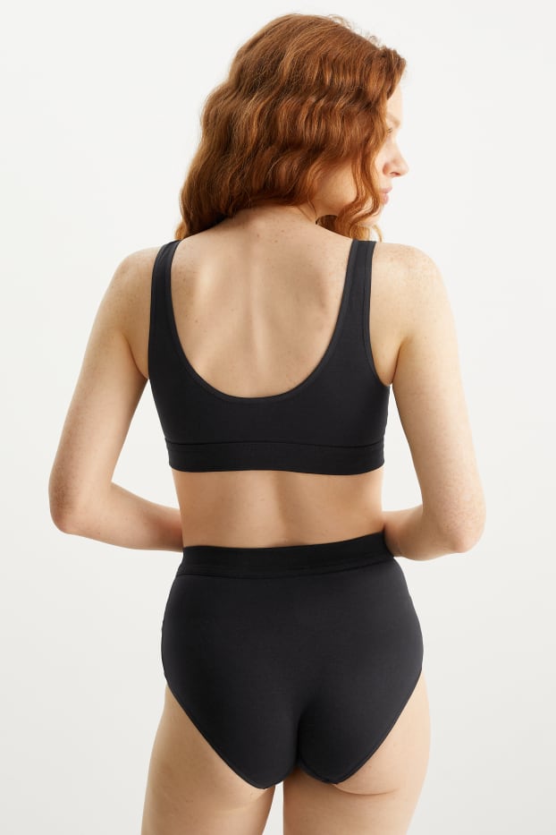Dames - Hipster - LYCRA® - zwart