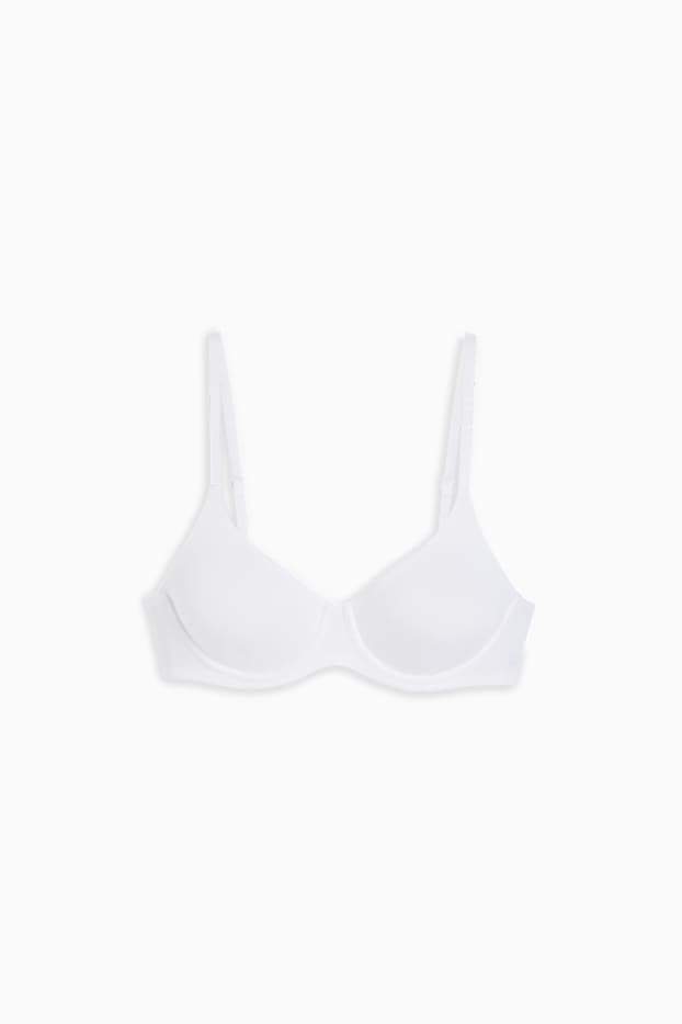 Femei - Sutien cu armătură - LYCRA® - alb