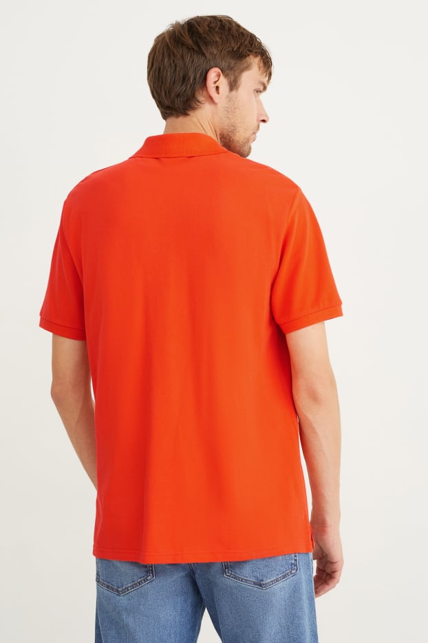Pánské - Polokošile - oranžová