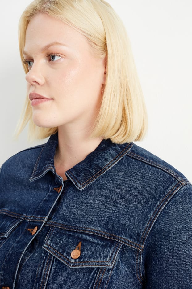 Damen - Jeansjacke - LYCRA® - jeansblau