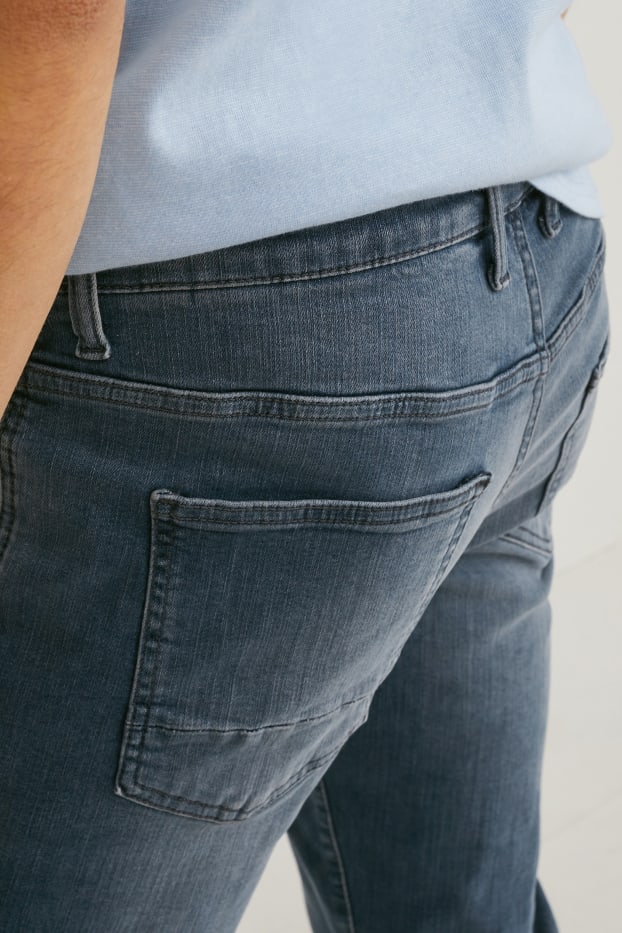Bărbați - Slim jeans - LYCRA® - denim-albastru