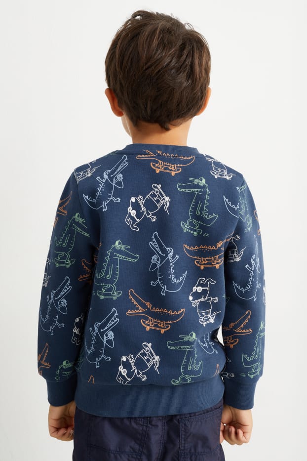 Children Boys - Crocodile - sweatshirt - dark blue