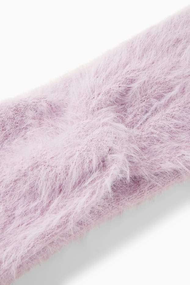 Damen - Stirnband - hellviolett