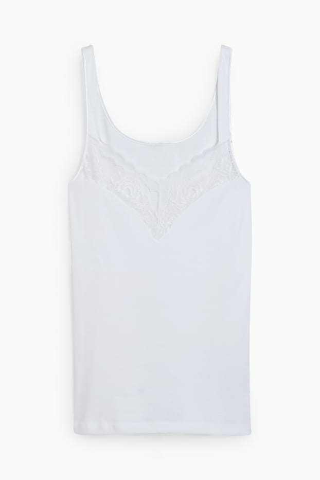 Femmes - Maillots de corps - blanc