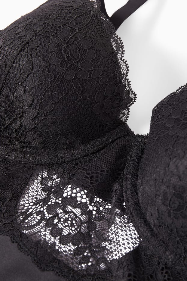 Donna - Top con reggiseno - nero
