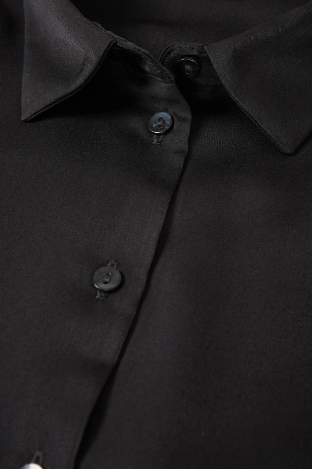 Dames - Business-blouse - zwart