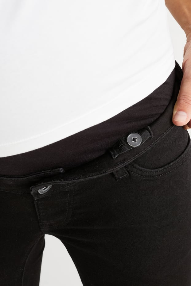 Dames - Zwangerschapsjeans - skinny jeans - LYCRA® - zwart