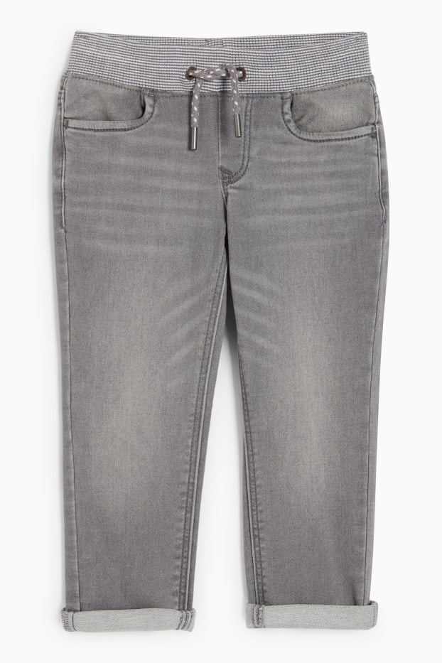 Copii - Băieți - Straight jeans - gri deschis