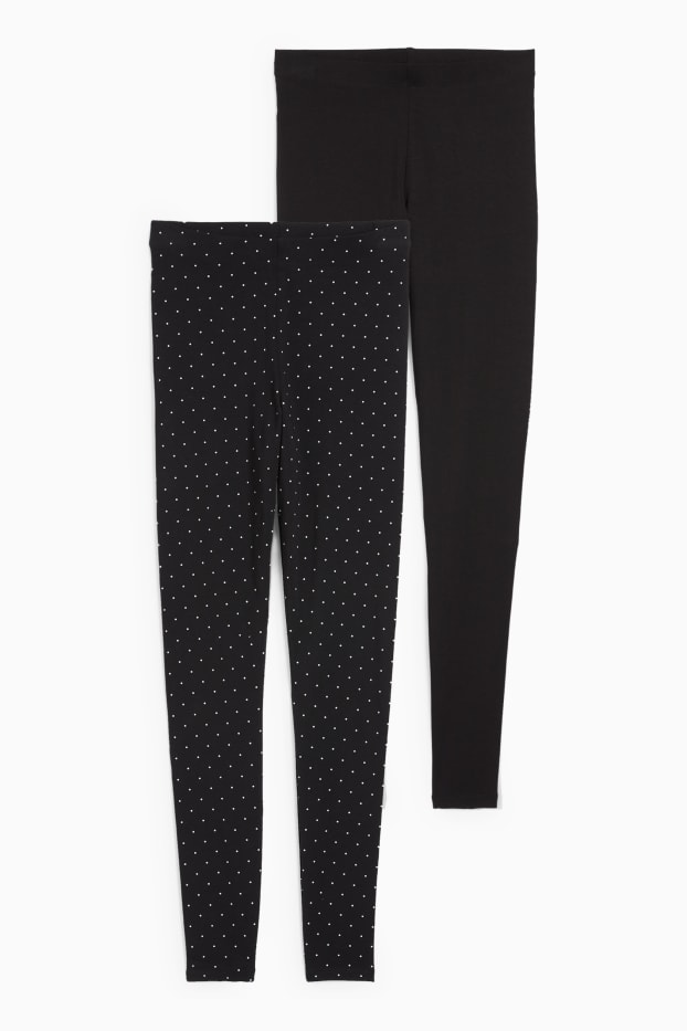 Women - Multipack of 2 - leggings - black