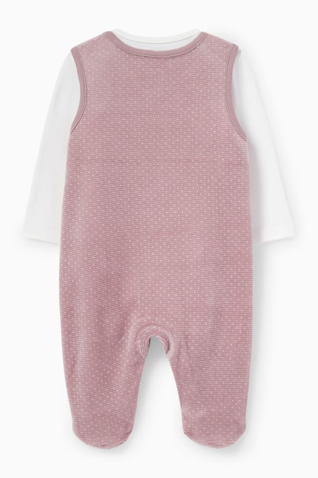 Baby: meisjes - IJsbeer - kruippakjeset - roze