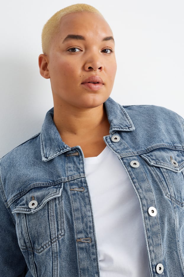 Femmes - Veste en jean - jean bleu