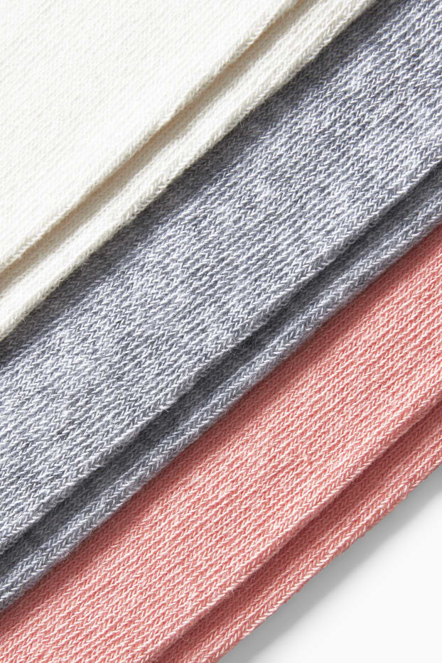 Children Girls - Multipack of 3 - tights - rose