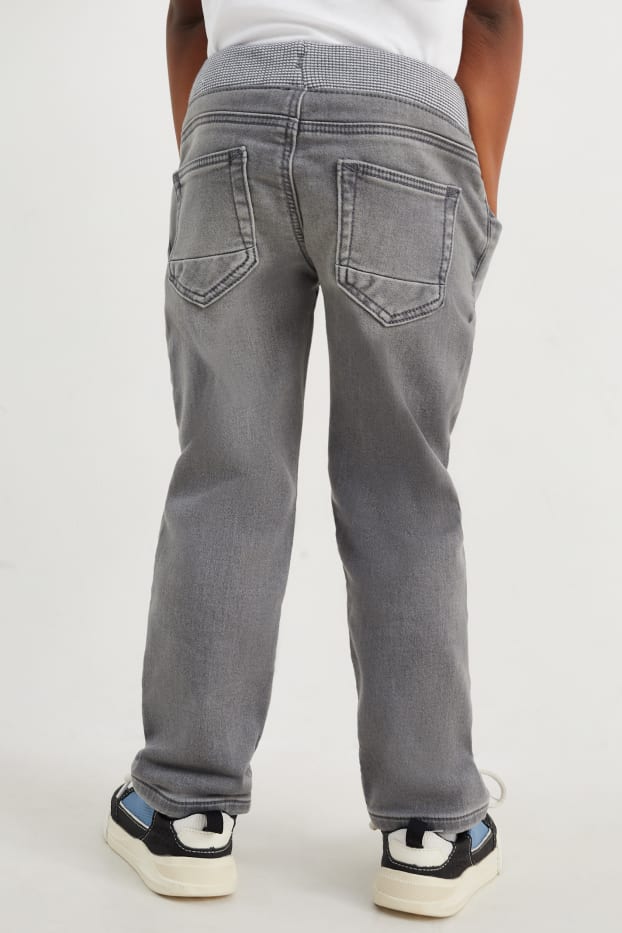 Copii - Băieți - Straight jeans - gri deschis