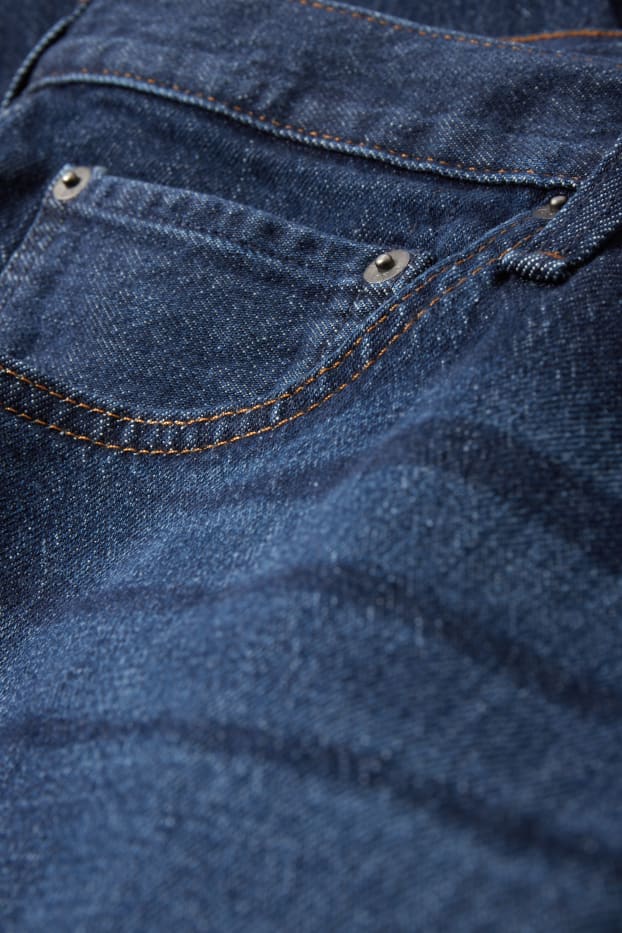 Herren - Regular Jeans - LYCRA® - dunkeljeansblau