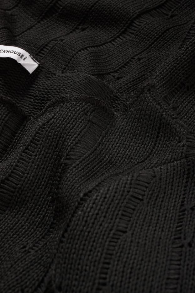 Femmes - Robe en maille - noir