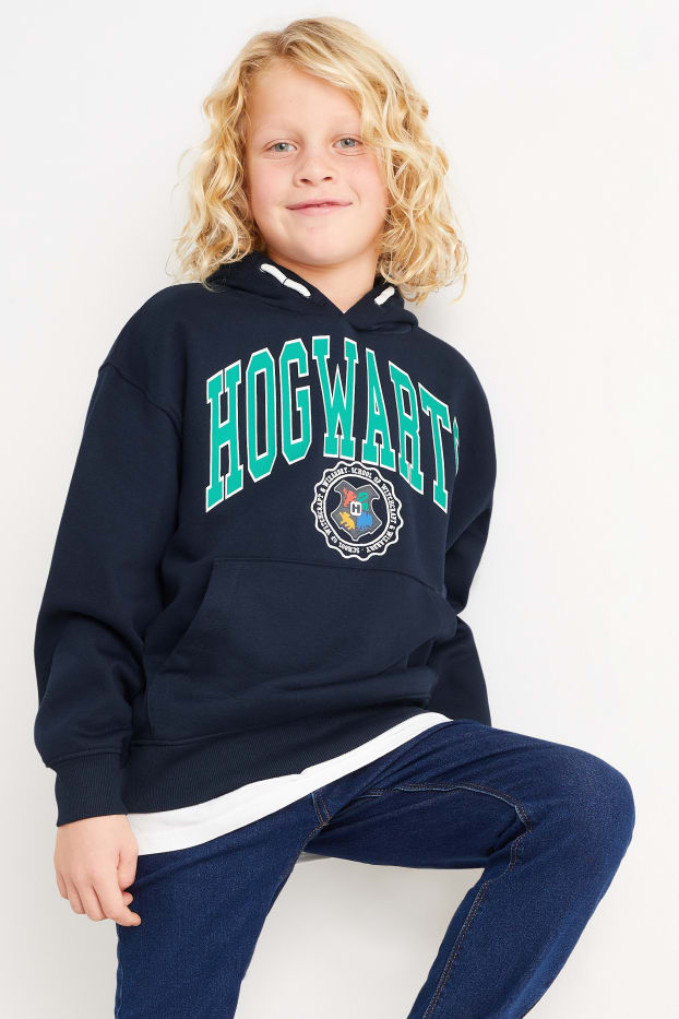 Kinderen: jongens - Harry Potter - hoodie - donkerblauw