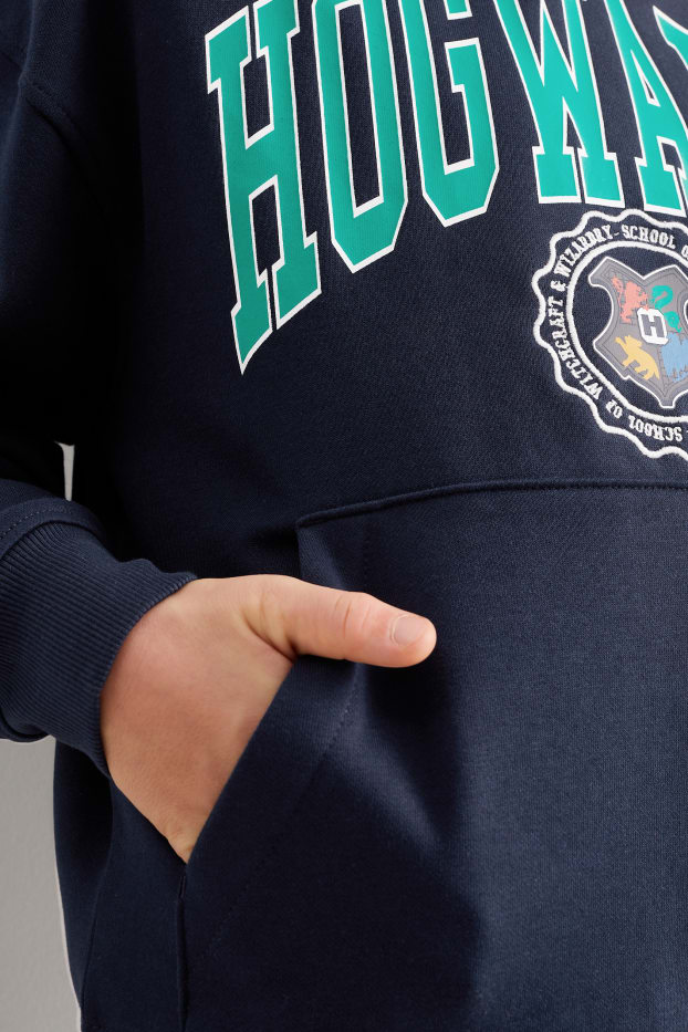 Kinderen: jongens - Harry Potter - hoodie - donkerblauw
