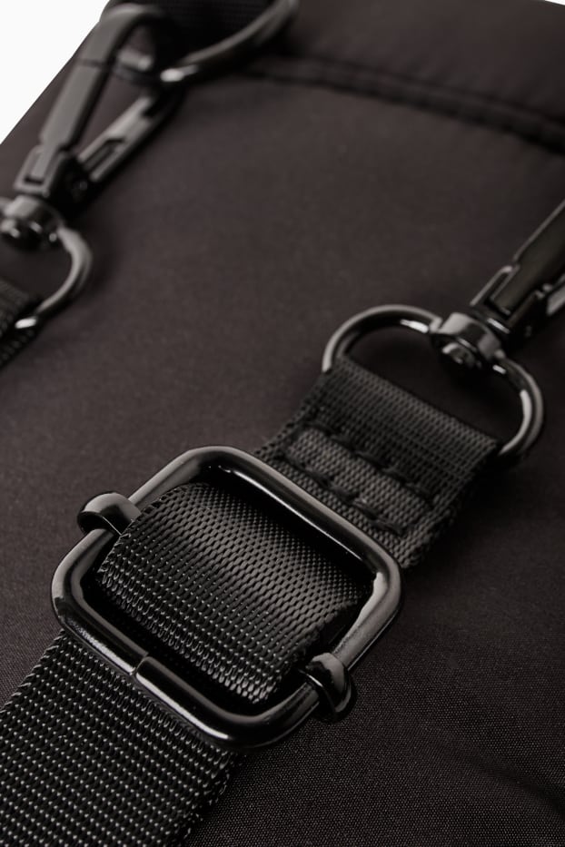 Damen - Set - Handytasche und Portemonnaie - 2 teilig - schwarz
