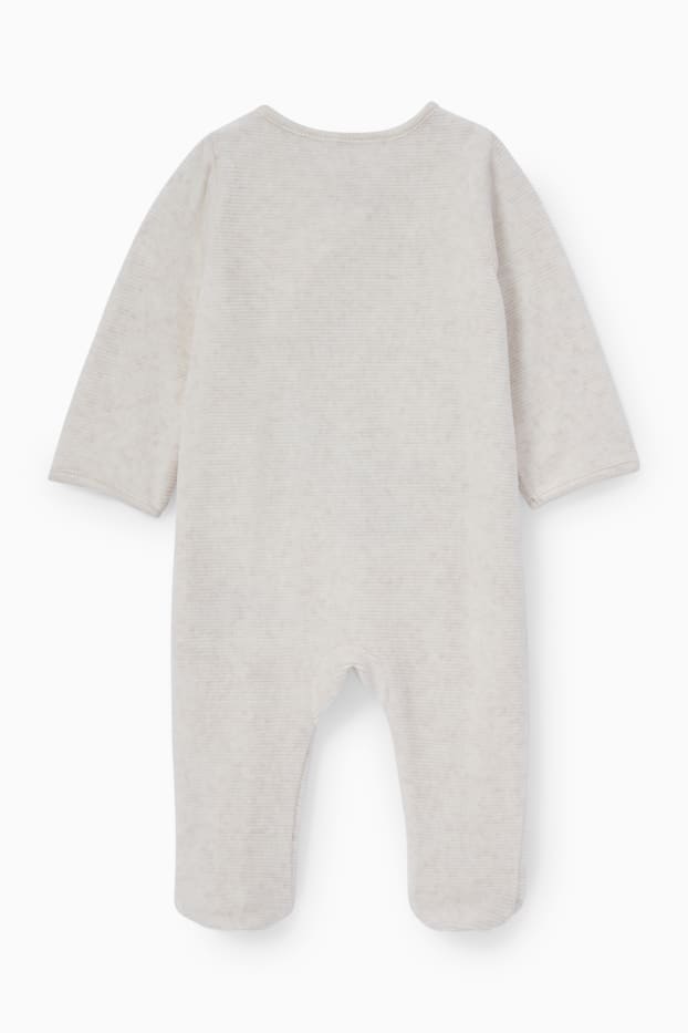 Unisex - Dombo - babypyjama - crème wit