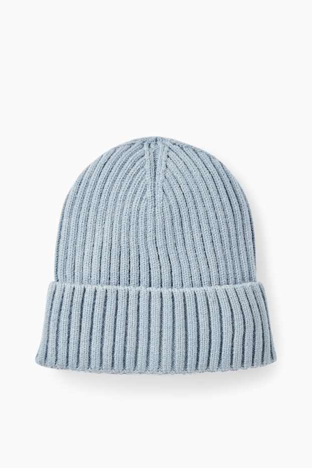 Enfants garçons - Bonnet de maille - bleu