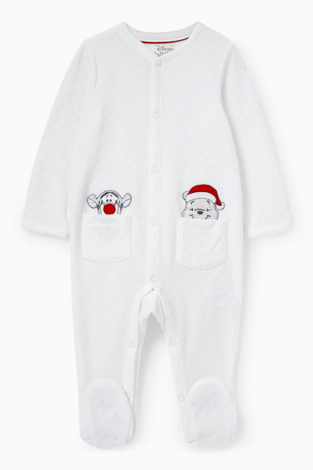 Unisex - Winnie de Poeh - babypyjama voor kerst - wit