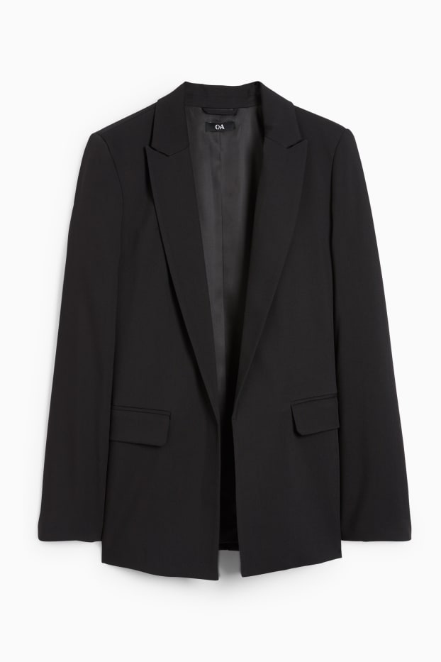 Donna - Blazer lungo - relaxed fit - nero