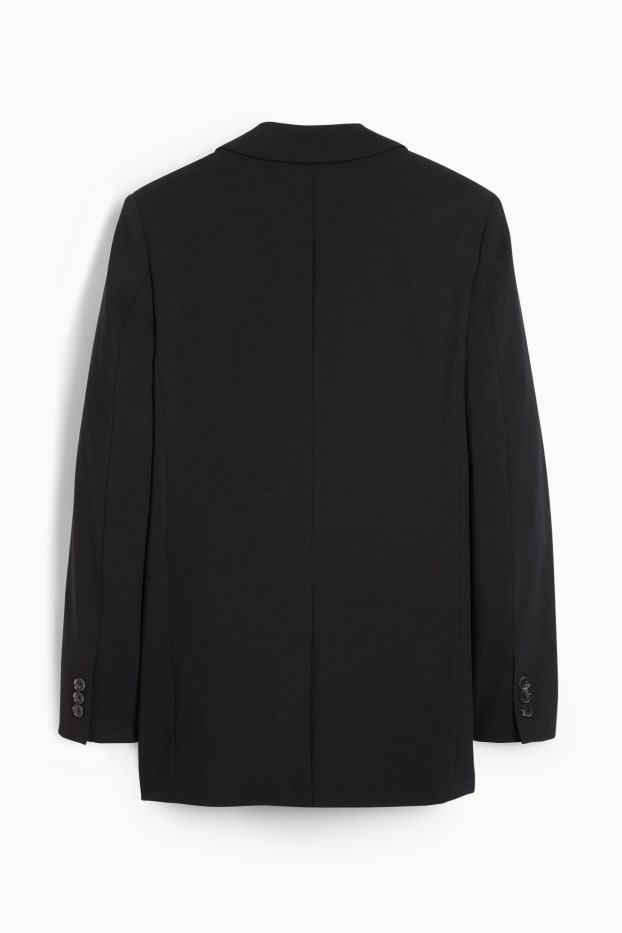 Femmes - Blazer long oversize - noir