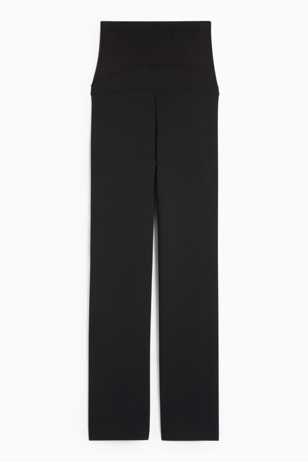 Damen - Jersey-Umstandshose - schwarz