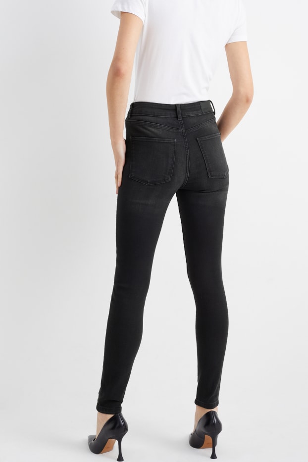 Donna - Skinny jeans - vita alta - LYCRA® - jeans grigio