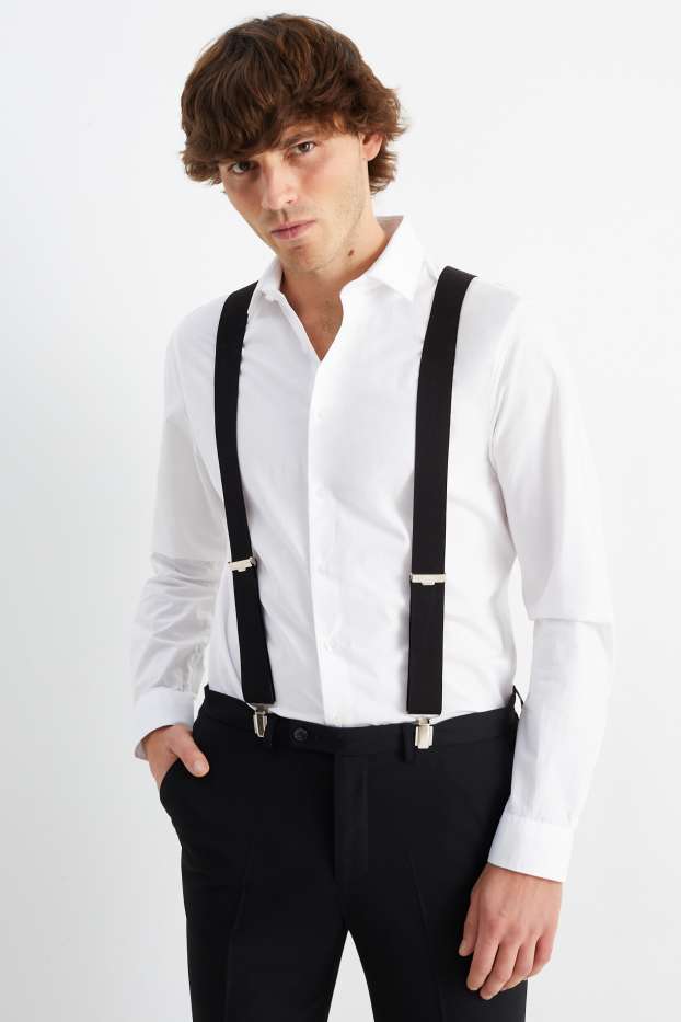 Men - Braces - black