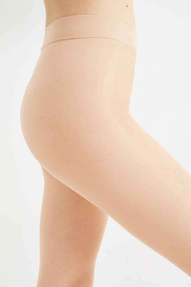 Damen - Feinstrumpfhose - LYCRA® - 40 DEN - beige