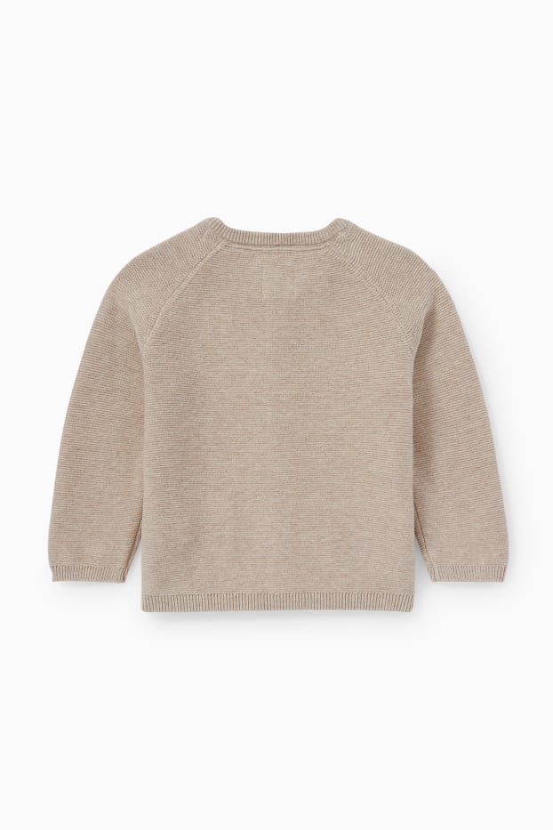 Bébés garçons - Gilet en maille pour bébé - taupe