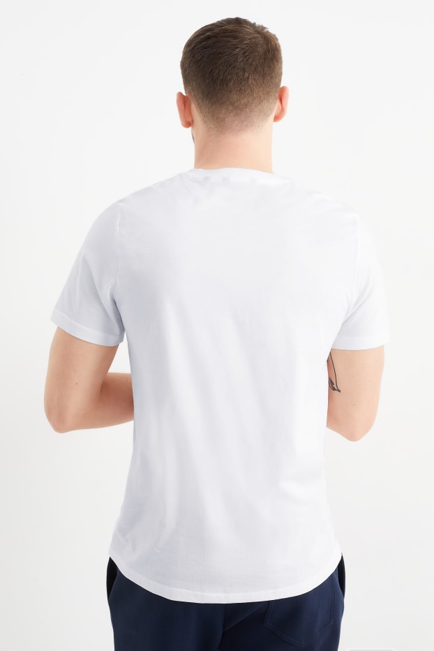 Heren - T-shirt - regular fit  - wit