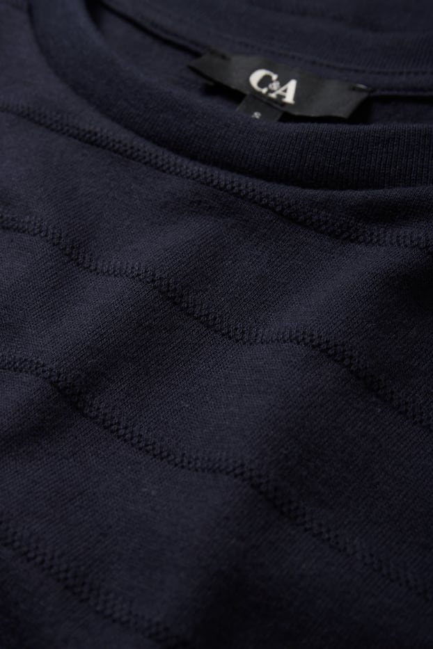 Donna - T-shirt - a righe - blu scuro