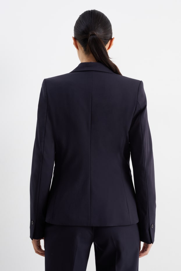 Femmes - Blazer de bureau - cintré - Mix & Match - bleu foncé