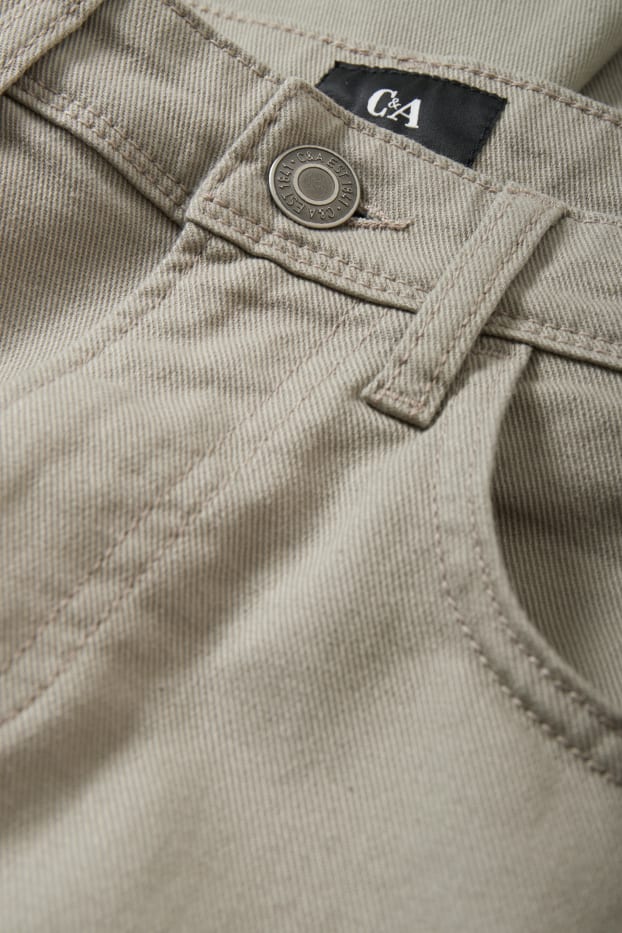 Herren - Hose - Regular Fit - hellgrau-melange