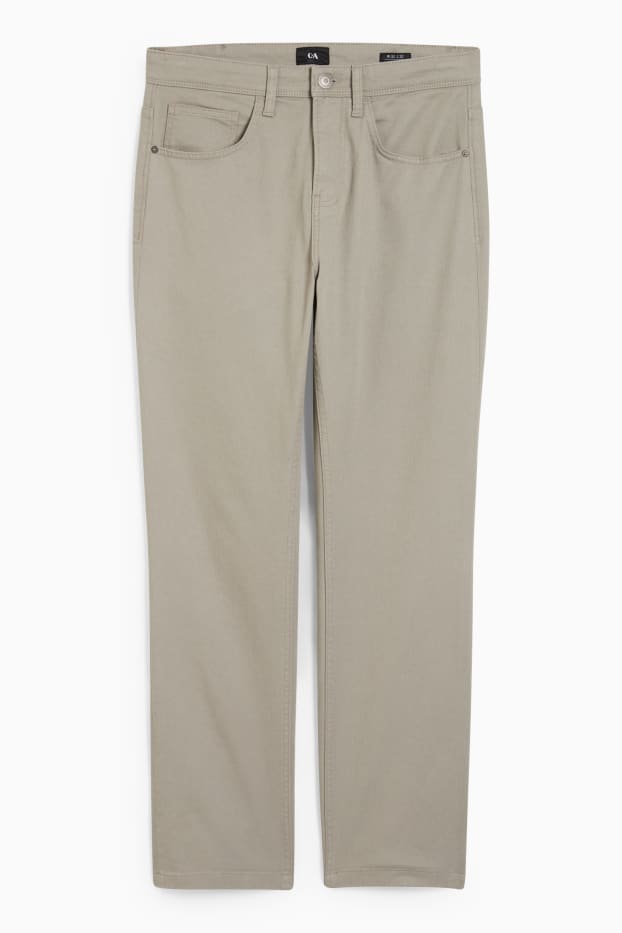 Herren - Hose - Regular Fit - hellgrau-melange