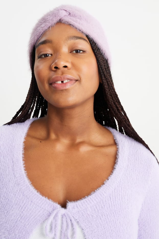 Damen - Stirnband - hellviolett