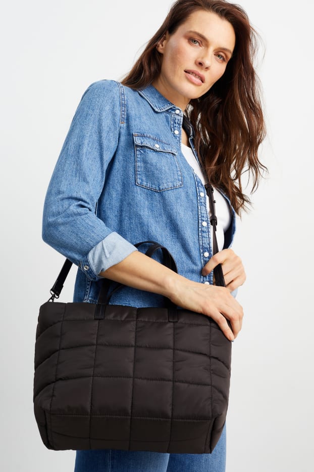 Femei - Geantă shopper - negru